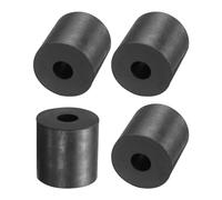 QUARKZMAN 4pz Distanziali Gomma 30mm OD, 10mm ID, 30mm Aaltezza Distanziatore Rotondo Antivibrazioni Boccola Anelli Tenuta Rondelle Spessa per Accessori Auto Domestici
