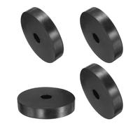 QUARKZMAN 4pz Distanziali Gomma 50mm OD, 10mm ID, 10mm Aaltezza Distanziatore Rotondo Antivibrazioni Boccola Anelli Tenuta Rondelle Spessa per Accessori Auto Domestici