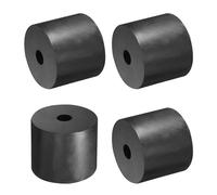 QUARKZMAN 4pz Distanziali Gomma 50mm OD, 12mm ID, 40mm Aaltezza Distanziatore Rotondo Antivibrazioni Boccola Anelli Tenuta Rondelle Spessa per Accessori Auto Domestici