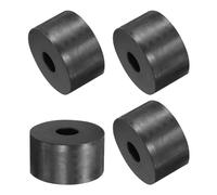 QUARKZMAN 4pz Distanziali Gomma 50mm OD, 15mm ID, 30mm Aaltezza Distanziatore Rotondo Antivibrazioni Boccola Anelli Tenuta Rondelle Spessa per Accessori Auto Domestici