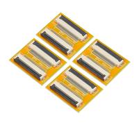 QUARKZMAN 4pz FFC FPC Estensione Scheda PCB 30 Pin 0.5mm Passo Singolo Lato | per LCD 3D Stampante Videocamera DVD TV Laptop, Estendere ZIP HDD Connettore
