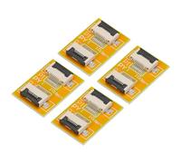 QUARKZMAN 4pz FFC FPC Estensione Scheda PCB 8 Pin 0.5mm Passo Singolo Lato | Estendere ZIP HDD Connettore, per LCD 3D Stampante Videocamera DVD TV Laptop
