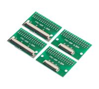 QUARKZMAN 4pz FPC FFC PCB Convertitore Scheda 30P 0.5mm sul Lato Zoccolo | Posteriore 1.0mm, a DIP 2,54 mm, per LCD 3D Stampante Fotocamera DVD TV