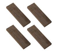 QUARKZMAN 4Pz Legname Duro 12cm x 4cm x 1cm blocco Legno Esotico Naturale Tavole per Progetti Falegnameria Fai da De Intagli, Manico Coltello Intagliato, Kaki