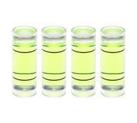 QUARKZMAN 4pz Livella a Bolla Cilindrica 9x25mm Mini Livella a Bolla per Livellare Fotocamera, Treppiede, Telescopio, Officina, Cornice per Giradischi, Verde