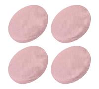 QUARKZMAN 4pz Migliorato Rotondo Bar Sgabello Coperchi Rotondo Sedia Coperchi Dia.12-14" Rotondo Sedia Seduta Cuscini per Sedie Sgabello Fodere Rosa