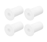 QUARKZMAN 4pz Passacavi Parete per Cavi 3/4 Pollice Boccola Parete per Cavo Silicone Passacavi Kit Instradamento Cavi Accessori Passacavo Parete per Ethernet Foro da 7mm, Bianco