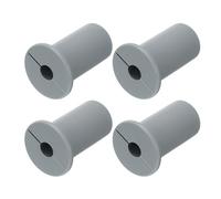 QUARKZMAN 4pz Passacavi Parete per Cavi 3/4 Pollice Boccola Parete per Cavo Silicone Passacavi Kit Instradamento Cavi Accessori Passacavo Parete per Ethernet Foro da 7mm, Grigio