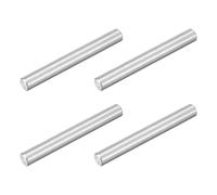 QUARKZMAN 4pz Spina Centraggio Perni 304 Acciaio Inossidabile M8 x 70mm Cilindrica Perno Supporto Mensole Perno Parallelo per Produzione Meccanica Industria Installazione Mobili, Argento