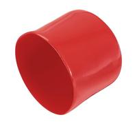 QUARKZMAN 4pz Tappi Terminali in Gomma 46mm ID Protezioni per Filettatura Vite Coperchio Cappuccio Terminale Rotondo in Vinile Rosso