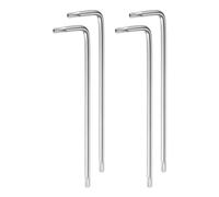 QUARKZMAN 4pz Torx Esagonale Chiave Chiavi, T20 Alto Carbonio Acciaio Extra Lungo Braccio Torx Esagonale Chiave Forma-L Stella Chiavi per Automobile Prato Attrezzatura e Motore Cablature