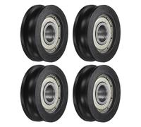 QUARKZMAN 4pz U608ZZ POM Puleggia Cuscinetto a Sfera 8 x 30 x 10mm Nero
