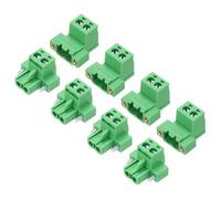 QUARKZMAN 4Set PCB Morsettiera a Vite Connettore 2 Pin Passo 5,08mm Verde
