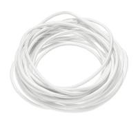 QUARKZMAN 5 Metri/16,4 Piedi 17AWG Cavo Silicone Intrecciato Alta Temperatura -60 a 300 Gradi Celsius Cavo Elettrico Isolato Resistente per Industria, Bianco