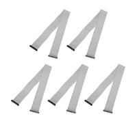 QUARKZMAN 5 PCS Connettore IDC Cavo A Nastro Piatto, 34 Pin Passo 2mm Lunghezza 50cm Connettore FC A FC Doppio Femmina Cavo A Nastro Piatto Filo per Elettronica Industriale, Grigio