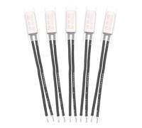 QUARKZMAN 5 Pcs KSD9700 Termostato 100°C/212°F Interruttore Termico | Protettore Termico N.C, Controllore Temperatura Metallico, Normalmente Chiuso, 10A 250V
