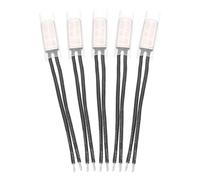 QUARKZMAN 5 Pcs KSD9700 Termostato 75°C/167°F Normalmente Chiuso Interruttore Termico Protettore Termico N.C 10A 250V Controllore Di Temperatura Metallico Per Elettrodomestici Motori