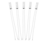 QUARKZMAN 5 Pcs KSD9700 Termostato 90°C/194°F Interruttore Termico 2A 250V | Protettore Termico N.C, Controllore Temperatura, In Plastica, Normalmente Chiuso, Per Elettrodomestici Motori