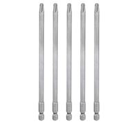 QUARKZMAN 5 pezzi #3 Phillips Cacciavite Bit PH3 1/4" gambo esagonale 6" (150 mm) lungo, magnetico, S2, acciaio di qualità industriale, cacciavite a testa a croce, punta da 6 mm