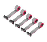 QUARKZMAN 5 Pezzi Cavo Piatto IDC A Nastro, Passo 1.27mm Larghezza 7.7mm Lunghezza 30cm 12 Pin Connettore FC A FC Cavo Jumper per PC Schermi LED
