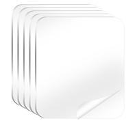 QUARKZMAN 5 Pezzi Di Cuscinetti Adesivi In Gel Doppia Faccia Cuscinetti Montaggio In Gel Senza Tracce Cuscinetti Rimovibili E Lavabili Per Auto Casa Ufficio DIY Artigianato Trasparente