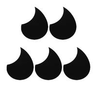 QUARKZMAN 5 Pz Custode Per Chitarra Acustica Custode Per Chitarra Adesivo Autoadesivo Per Mano Destra Parti Per Chitarra Acustica-Elettrica 98x134mm Forma A Goccia Nero