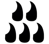 QUARKZMAN 5 Pz Custode Per Chitarra Acustica Custode Per Chitarra Adesivo Per Mano Destra Accessori Per Chitarra Acustica-Elettrica 101x174mm Forma A Goccia Nero