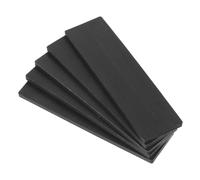 QUARKZMAN 50 Pezzi Spessori in Plastica 100 x 28 x 6 mm Distanziatori Piastrelle Cunei Piastre Piastre Compensazione Blocco Spessore Mobili Vetro per Finestra, Nero