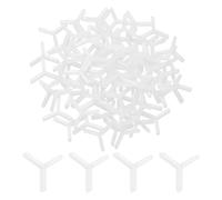 QUARKZMAN 500pz Distanziatori in Plastica a Forma di Y per Piastrelle Parete Pavimento 2mm 5/64" Distanziatori Piastrelle Esagonali per Installazione Piastrelle Ceramiche, Bianco
