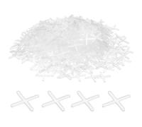 QUARKZMAN 500Pz Separatori per Piastrelle 2mm Croce in Plastica Rigida Livellatore di Piastrelle Spaziatura Clip per Installazione di Piastrelle Ceramiche A Parete E Pavimento