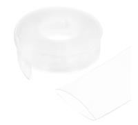 QUARKZMAN 50mm Guaina Termorestringente Impermeabile, 3:1 Doppia Parete con Adesivo Marino Tubo Termorestringente Industriale per Avvolgimento Cavi 41ft 2 Pollici, Trasparente-12.5m