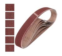 QUARKZMAN 50mm x 1067mm CinghieLevigatura, 6 Pz 36/40/60/80/100/120 Grana OssidoAlluminio Cinghia Abrasiva Per Levigatrice Per LavorazioneLegno, LucidaturaMetalli, AffilatoreColtelli