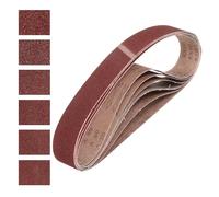 QUARKZMAN 50mm x 1220mm CinghieLevigatura, 6Pz 36/40/60/80/100/120 Grana OssidoAlluminio Cinghia Abrasiva Per Levigatrice Per LavorazioneLegno, LucidaturaMetalli, Affilatura Coltelli