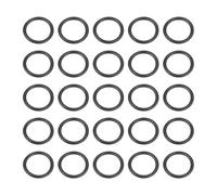 QUARKZMAN 50Pcs O-Ring In Gomma Nitrilica 9Mm Diametro Esterno 7Mm Diametro Interno 1Mm Spessore Metriche Buna-N NBR Guarnizione Di Tenuta Idraulica O-Ring Per Veicoli Rubinetto Aria Gas