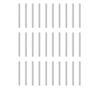 QUARKZMAN 50pcs Spinotti M2(2mm) x 32mm 304 Acciaio Inossidabile Cilindrici Supporto Mensola Perno Asta Elementi Di Fissaggio Per Dispositivi Metallici, Argento