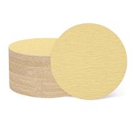 QUARKZMAN 50Pz 125mm 5 Inch Disco Levigatore 120 Grana Carta Vetrata a Gancio e Anello per Legno Automobilistico Metallo, Oro