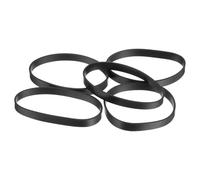 QUARKZMAN 50pz Elastici in Gomma Siliconica, 35x5mm Fascette in Silicone Fascette Fermacavi Elastici Resistenti Antiscivolo per Avvolgimenti Avvolgimento Cavi Borse, Nero
