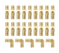 QUARKZMAN 50pz Invisibile Barile Cerniere 4x15mm Ottone Scomparsa Cerniera Nascosta Barile Cerniera Piccola Scomparsa Cerniere per Gioielli Scatole Musica Scatole Piccole Falegnameria Oro