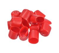 QUARKZMAN 50pz Tappi Terminali in Gomma 25mm(1" ID in PVC Vinile Rosso