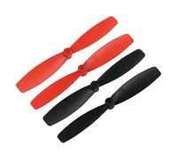 QUARKZMAN 55mm CW CCW 2-Vane RC Eliche x 8 Coppie per FPV Quadricopter Corridore Drone, [Nero ]