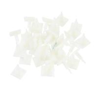 QUARKZMAN 55pz Adesivo PCB Distanziatore Appiccicoso Nylon Isolato Distanziatori per PCB Scheda Supporto Altezza 0,66" Adatto PCB Foro Diametro 4mm a 4,3mm Bianco