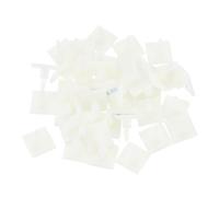 QUARKZMAN 55pz Distanziatore Adesivo per PCB, Distanziatori Isolati Nylon Adesivo per Scheda PCB, Altezza Supporto 0,41", Adatti per Foro PCB Dia 4mm a 4,3mm, Bianco