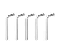 QUARKZMAN 5pcs Chiave A Brugola 1/4" Acciaio Al Carbonio 45# Forma L Chiavi Esagonali SAE Strumento Di Riparazione Per Casa Fai Da Te Riparazione Bicicletta Moto, Colore Argento