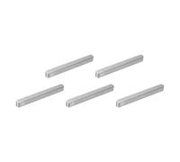 QUARKZMAN 5Pcs Chiave A Piuma A Estremità Arrotondata, 6 x 6 x 60mm Acciaio Al Carbonio Parallel Drive Shaft Key Stock, Chiavetta Meccanica Per Connessioni Di Fissaggio Tipo Shaft