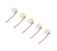 QUARKZMAN 5Pcs Dischi Piezoelettrici 35mm Microfoni A Contatto Trasduttori Acustici Trigger Buzzer Chitarra Batteria Con Pellicola PVC 49MM