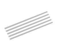 QUARKZMAN 5Pezzi Barre In Acciaio Inossidabile 304, 7.5mm x 305mm Albero Solido Rotondo Barra Tornio Scorta Per Modellismo Aerei Auto Navi DIY Lavorazione Metalli