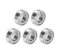 QUARKZMAN 5Pezzi Cuscinetto a Sfere in Acciaio Inossidabile SR188ZZ 1/4" x 1/2" x 3/16" Doppio Schermato Cuscinetti (ABEC3)