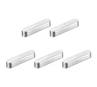 QUARKZMAN 5pz Chiave a Piuma Estremità Rotonda, 3x3x16mm Chiavette Elastiche Acciaio Inossidabile Professionale Chiavetta Parallela per Albero Trasmissione per Industria Meccanica Fissaggi