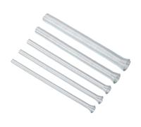 QUARKZMAN 5pz Molla Piegatrice Set per Tubi Rame OD 1/4'' 3/8'' 1/2'' 5/8'' Piegatrice Molla per Tubi Rame Piegatrice Spirale Molla Piegatrice per Tubi Rame Alluminio Argento
