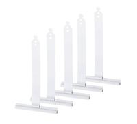 QUARKZMAN 5Pz Molle di Sospensione per Tapparelle, Sospensione per Tapparelle, Alluminio, Rivestimento in Plastica, Due Fori, Molla per Appendere le Lamelle delle Avvolgibili